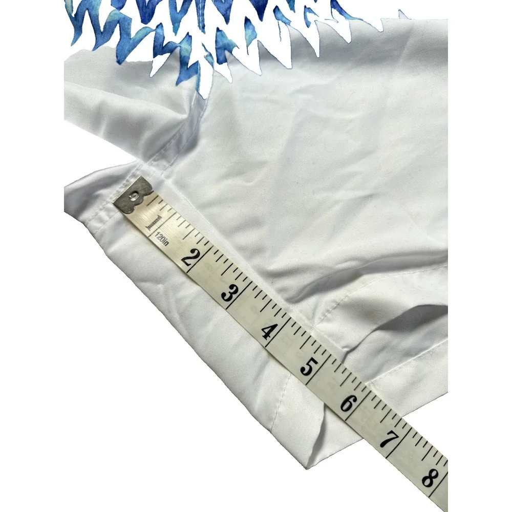 Chubbies Pineapple Swim Trunks XXL White Tropical Elastic Waist Lined Shorts